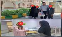 اهدای بسته‌ معیشتی به خانواده‌های کم برخوردار و پذیرایی از بیماران توسط خیرین در بیمارستان امام رضا(ع) بجنورد